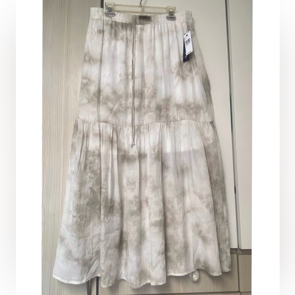 tie dye flowy long voluminous tiered  AGB plus size ,peyote color - Picture 12 of 17